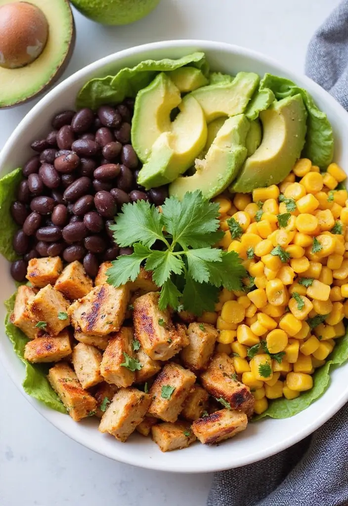 29 Tex Mex Chopped Chicken Salad Recipes That Are Crunchy & Colorful 2 29 Tex Mex Chopped Chicken Salad Recipes That Are Crunchy & Colorful - 1. Classic Tex Mex Chopped Chicken Salad