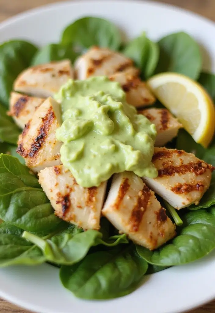 29 Tex Mex Chopped Chicken Salad Recipes That Are Crunchy & Colorful 17 29 Tex Mex Chopped Chicken Salad Recipes That Are Crunchy & Colorful - 16. Grilled Chicken Salad with Avocado Dressing