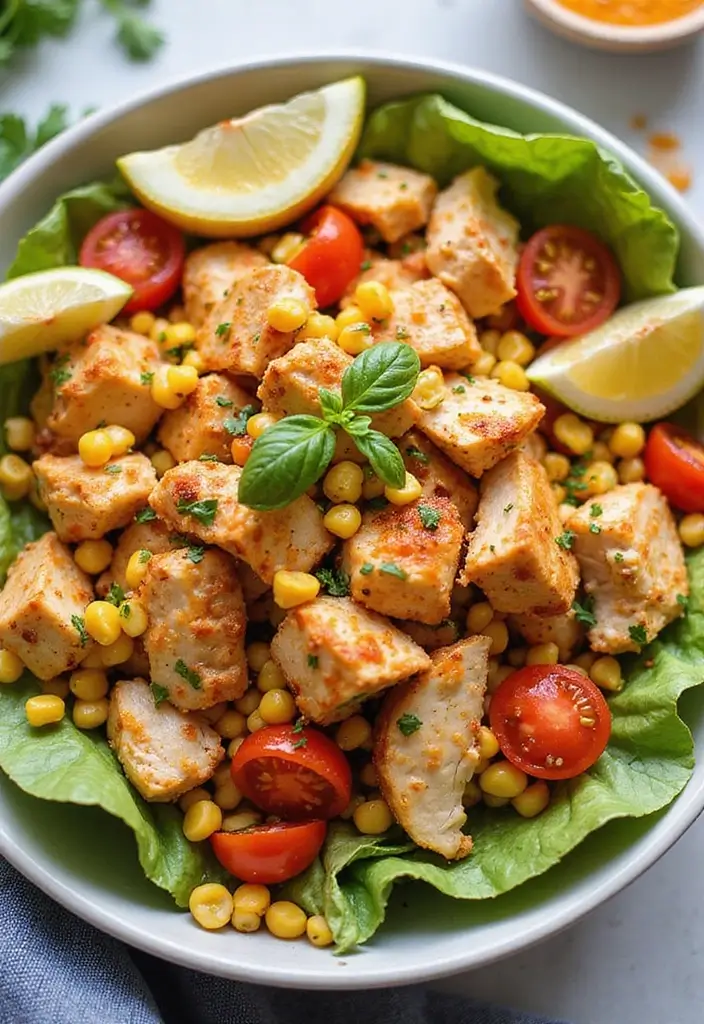 29 Tex Mex Chopped Chicken Salad Recipes That Are Crunchy & Colorful 3 29 Tex Mex Chopped Chicken Salad Recipes That Are Crunchy & Colorful - 2. Southwest Spicy Chicken Salad