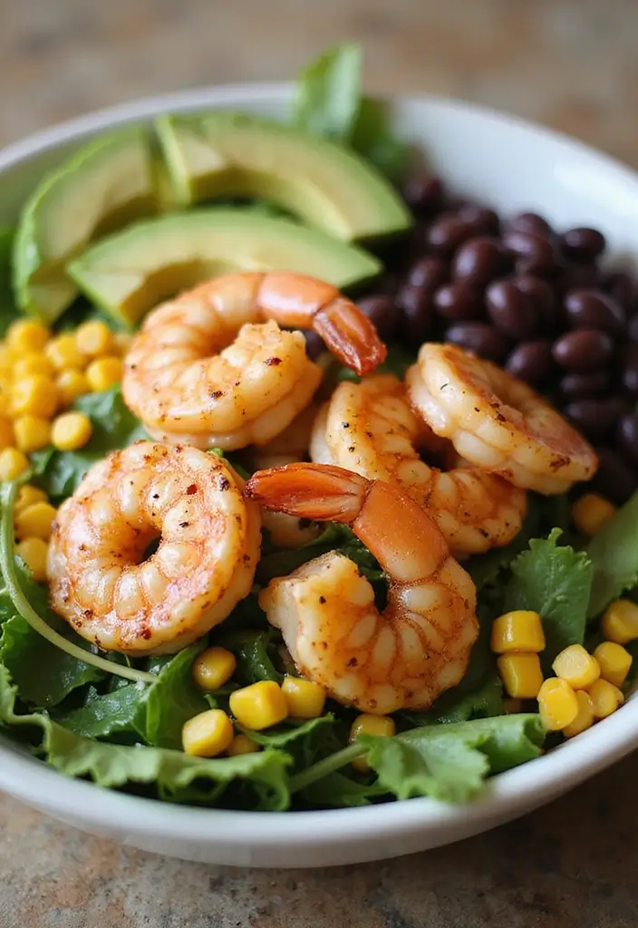 29 Tex Mex Chopped Chicken Salad Recipes That Are Crunchy & Colorful 21 29 Tex Mex Chopped Chicken Salad Recipes That Are Crunchy & Colorful - 20. Tex Mex Shrimp Salad