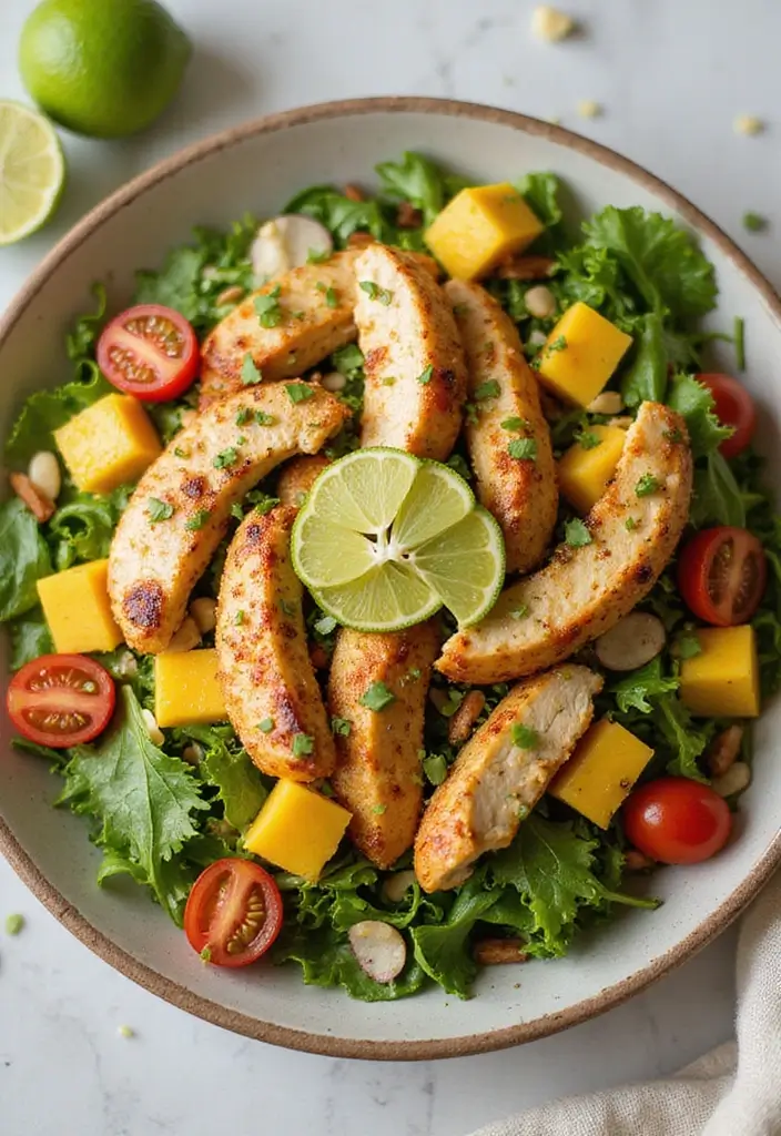 29 Tex Mex Chopped Chicken Salad Recipes That Are Crunchy & Colorful 24 29 Tex Mex Chopped Chicken Salad Recipes That Are Crunchy & Colorful - 23. Tex Mex Chicken Salad with Mango Dressing
