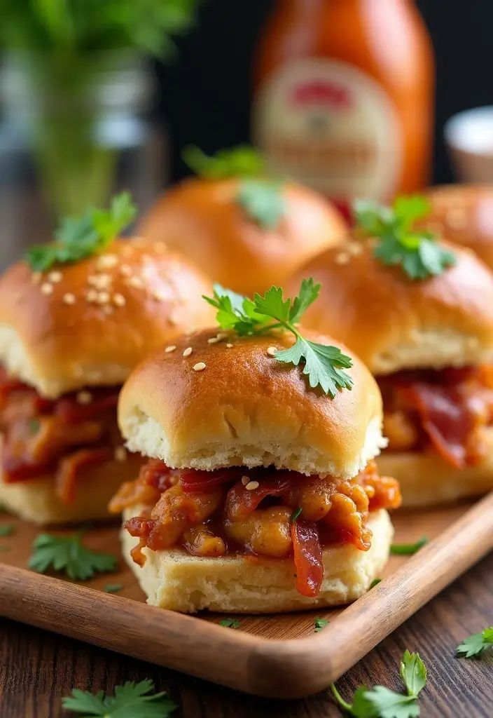 30 Chicken Bacon Ranch Sliders That Disappear at Parties - 21. Sweet Chili Chicken Bacon Ranch Sliders