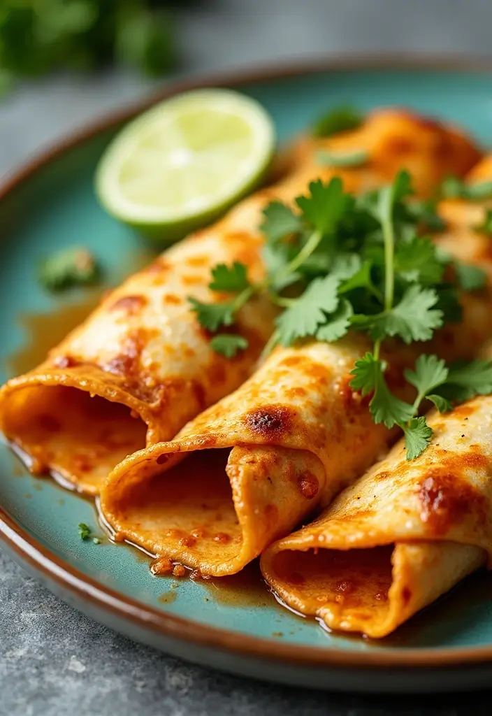 30 Chicken Enchiladas with Green Sauce Recipes That Are Tangy & Cheesy 2 30 Chicken Enchiladas with Green Sauce Recipes That Are Tangy & Cheesy - 1. Zesty Lime Chicken Enchiladas