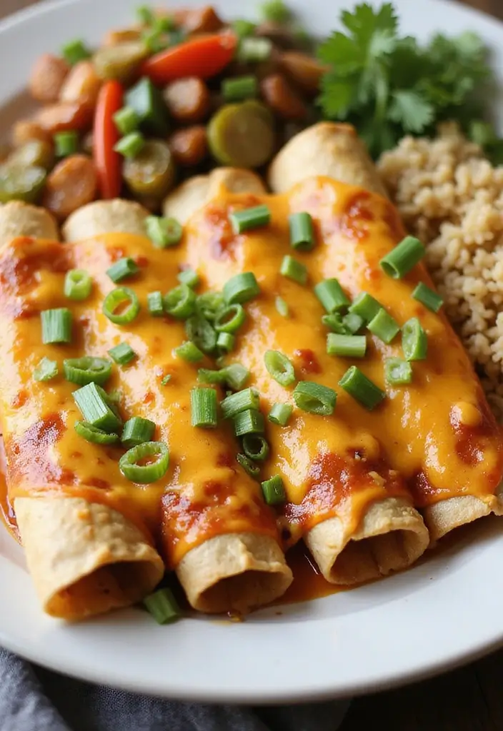 30 Chicken Enchiladas with Green Sauce Recipes That Are Tangy & Cheesy 23 30 Chicken Enchiladas with Green Sauce Recipes That Are Tangy & Cheesy - 22. Teriyaki Chicken Enchiladas