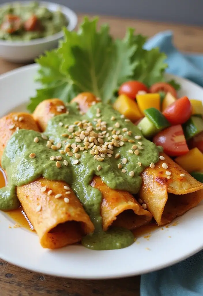 30 Chicken Enchiladas with Green Sauce Recipes That Are Tangy & Cheesy 28 30 Chicken Enchiladas with Green Sauce Recipes That Are Tangy & Cheesy - 27. Honey Garlic Chicken Enchiladas