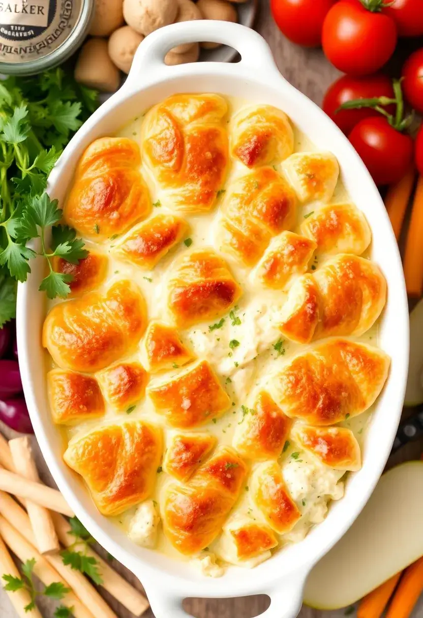 30 Chicken Pot Pie Casserole Crescent Recipes That Are Golden & Cheesy 13 30 Chicken Pot Pie Casserole Crescent Recipes That Are Golden & Cheesy - 12. Chicken Alfredo Casserole