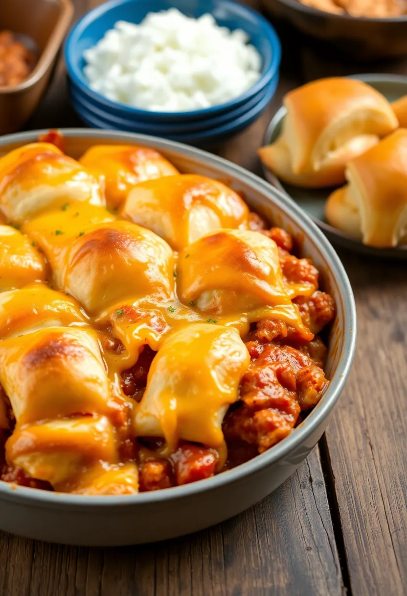 30 Chicken Pot Pie Casserole Crescent Recipes That Are Golden & Cheesy 15 30 Chicken Pot Pie Casserole Crescent Recipes That Are Golden & Cheesy - 14. BBQ Chicken Casserole