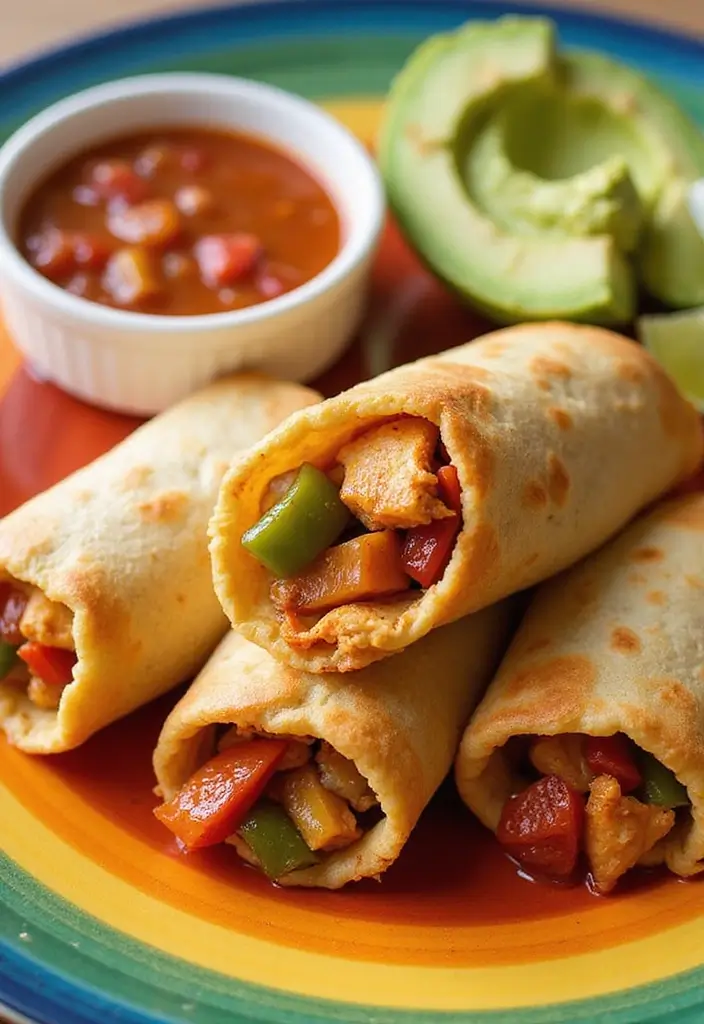 30 Chicken Roll Ups Stuffed Recipes That Feel Indulgent & Easy 15 30 Chicken Roll Ups Stuffed Recipes That Feel Indulgent & Easy - 14. Fajita Chicken Roll Ups