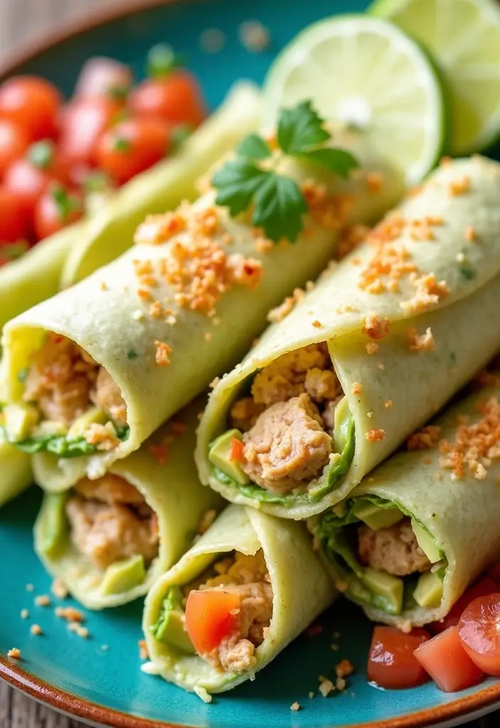 30 Chicken Roll Ups Stuffed Recipes That Feel Indulgent & Easy 30 30 Chicken Roll Ups Stuffed Recipes That Feel Indulgent & Easy - 29. Creamy Avocado Chicken Roll Ups