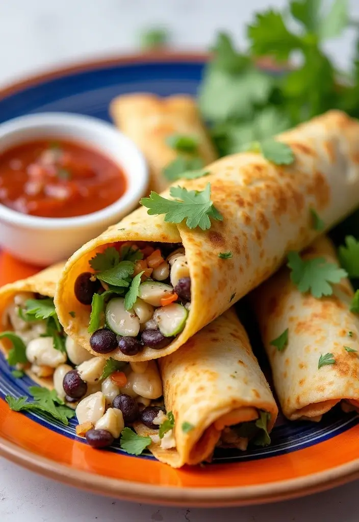 30 Chicken Roll Ups Stuffed Recipes That Feel Indulgent & Easy 31 30 Chicken Roll Ups Stuffed Recipes That Feel Indulgent & Easy - 30. Cilantro and Black Bean Chicken Roll Ups