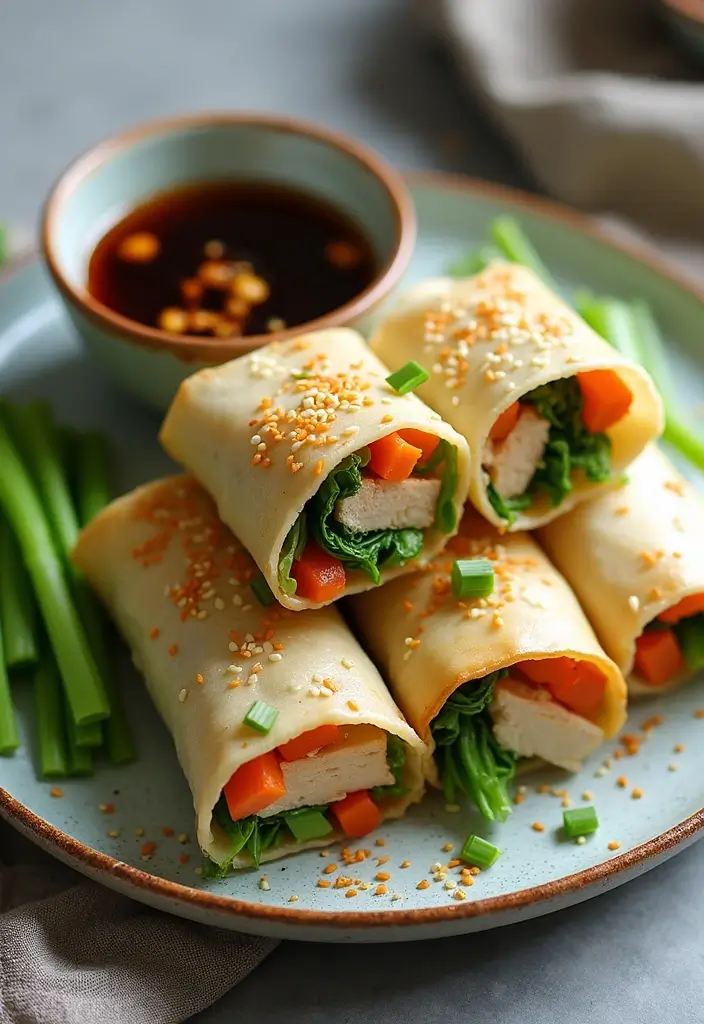 30 Chicken Roll Ups Stuffed Recipes That Feel Indulgent & Easy 5 30 Chicken Roll Ups Stuffed Recipes That Feel Indulgent & Easy - 4. Asian-Inspired Chicken Roll Ups