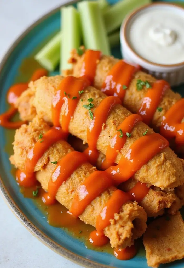 30 Chicken Roll Ups Stuffed Recipes That Feel Indulgent & Easy 7 30 Chicken Roll Ups Stuffed Recipes That Feel Indulgent & Easy - 6. Buffalo Chicken Roll Ups