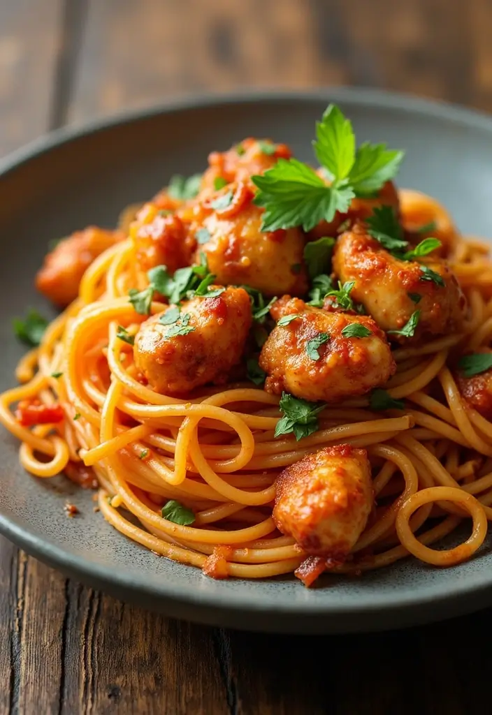 30 Chicken and Pasta Recipes That Always Impress 26 30 Chicken and Pasta Recipes That Always Impress - 10. Spicy Cajun Chicken Pasta