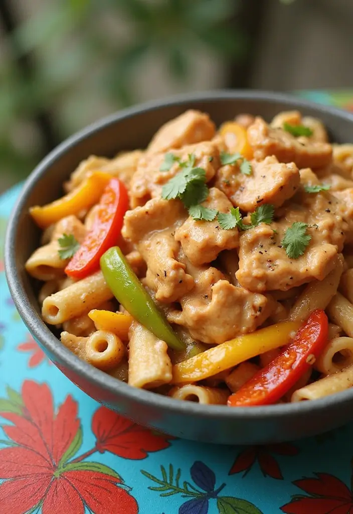 30 Chicken and Pasta Recipes That Always Impress 36 30 Chicken and Pasta Recipes That Always Impress - 20. Chicken Fajita Pasta