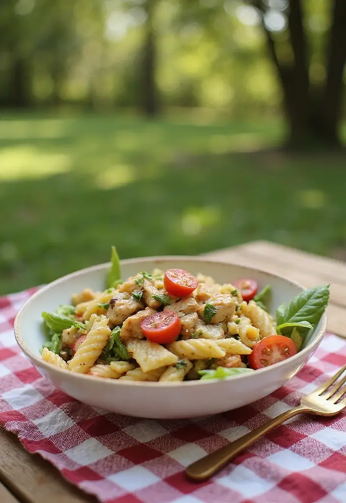 30 Chicken and Pasta Recipes That Always Impress 25 30 Chicken and Pasta Recipes That Always Impress - 9. Mediterranean Chicken Pasta Salad