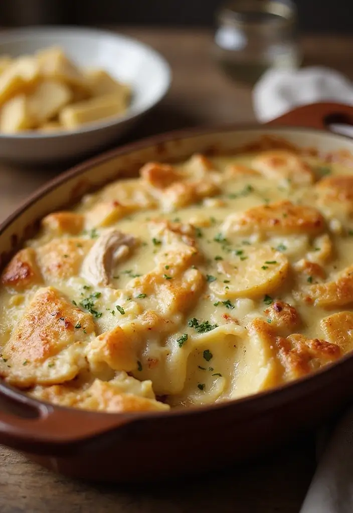 30 Chicken and Potato Recipes That Are Filling & Delicious - 19. Chicken and Potato Gratin