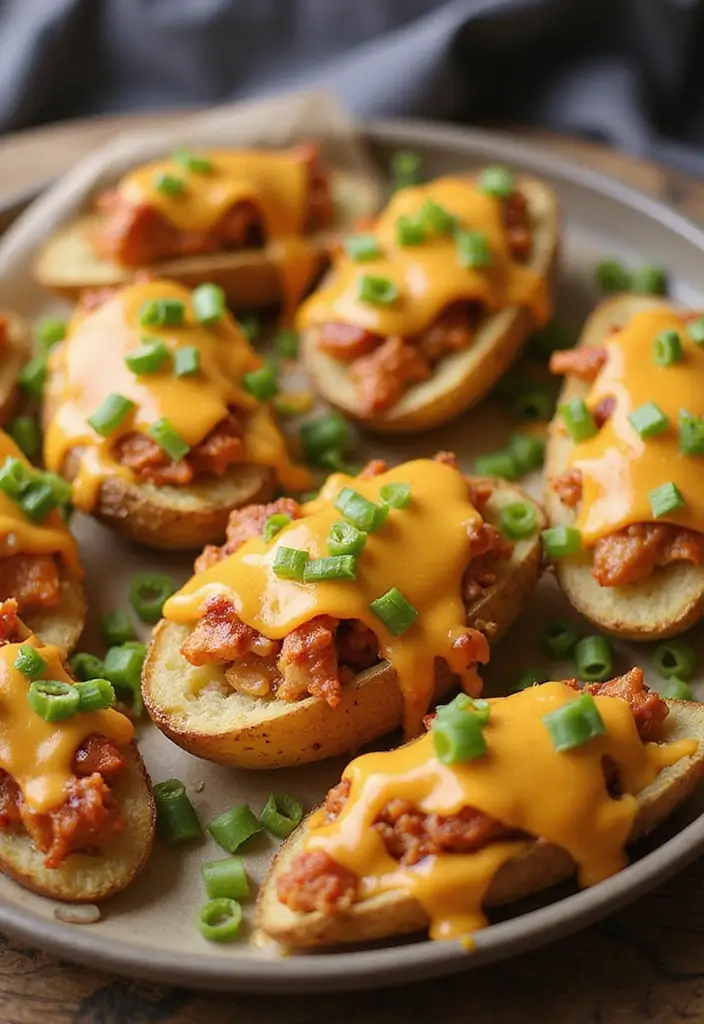 30 Chicken and Potato Recipes That Are Filling & Delicious - 23. Loaded Chicken and Potato Skins