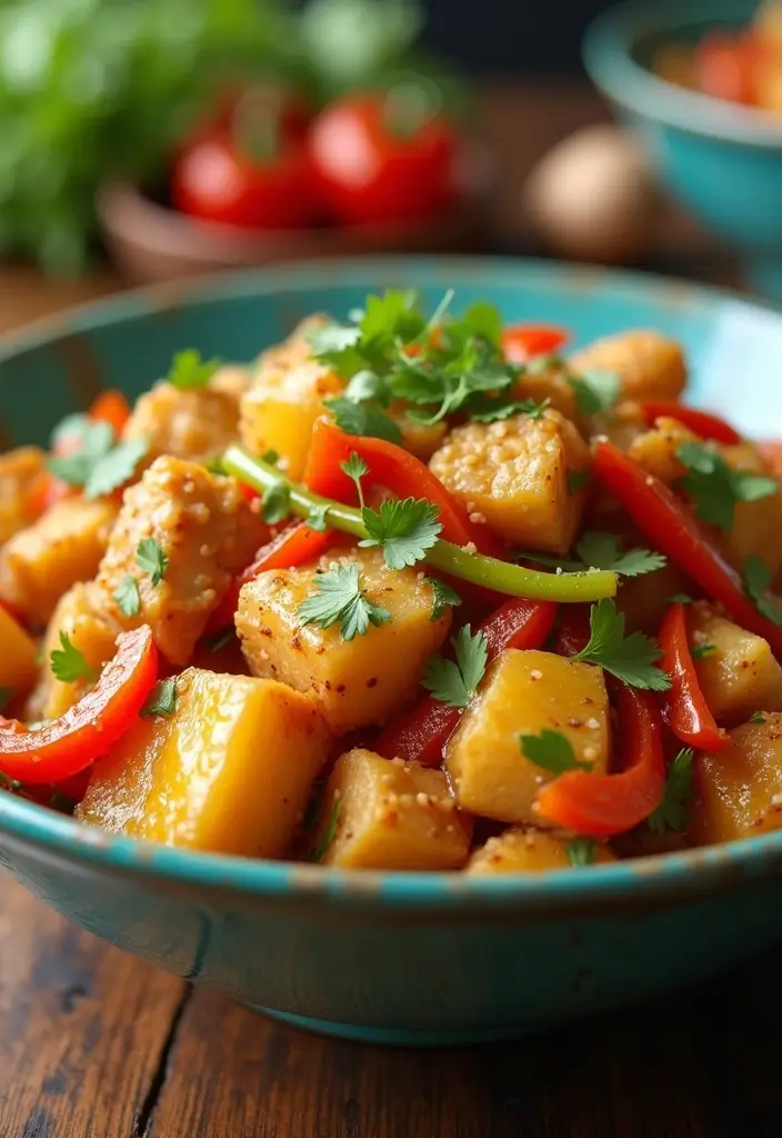 30 Chicken and Potato Recipes That Are Filling & Delicious - 27. Chicken and Potato Stir-Fry