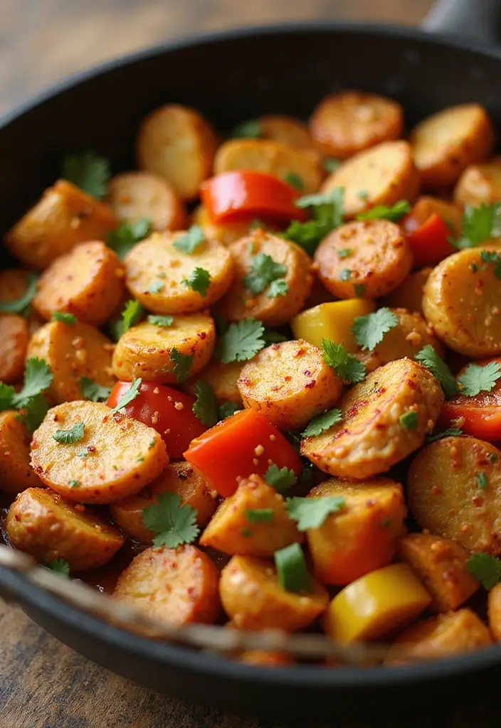 30 Chicken and Potato Recipes That Are Filling & Delicious - 4. Spicy Chicken and Potato Skillet