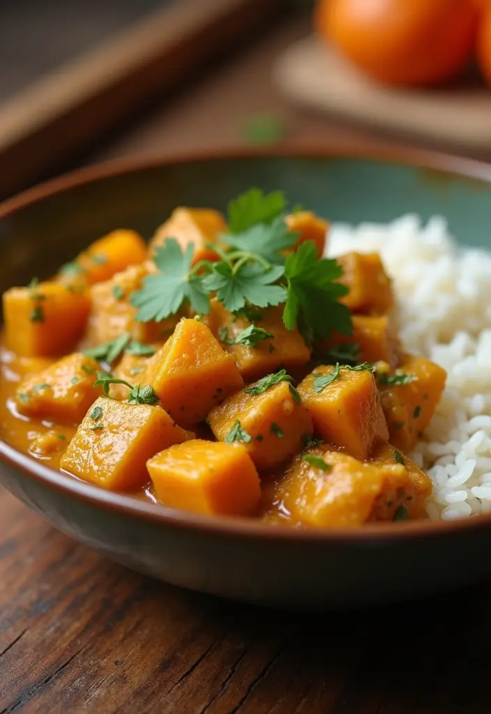 30 Chicken and Potato Recipes That Are Filling & Delicious - 9. Chicken and Sweet Potato Curry