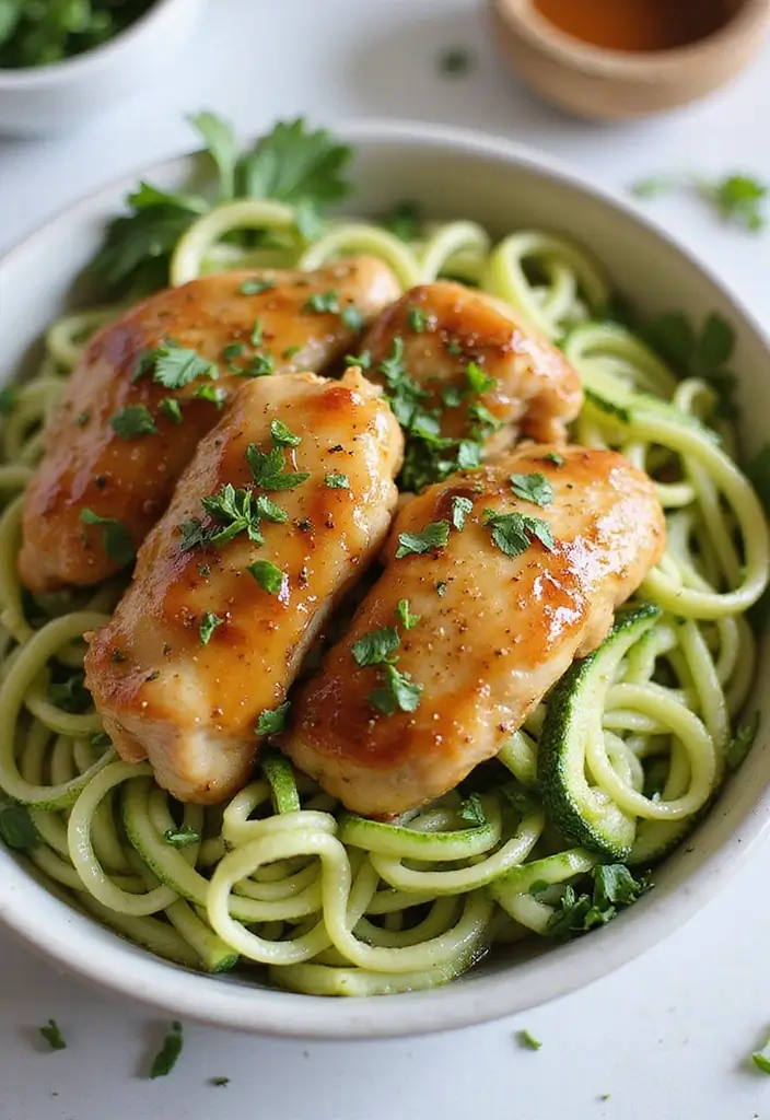 30 Honey Garlic Chicken Noodles That Are Quick and Cozy 18 30 Honey Garlic Chicken Noodles That Are Quick and Cozy - 17. Honey Garlic Chicken and Zucchini Noodles