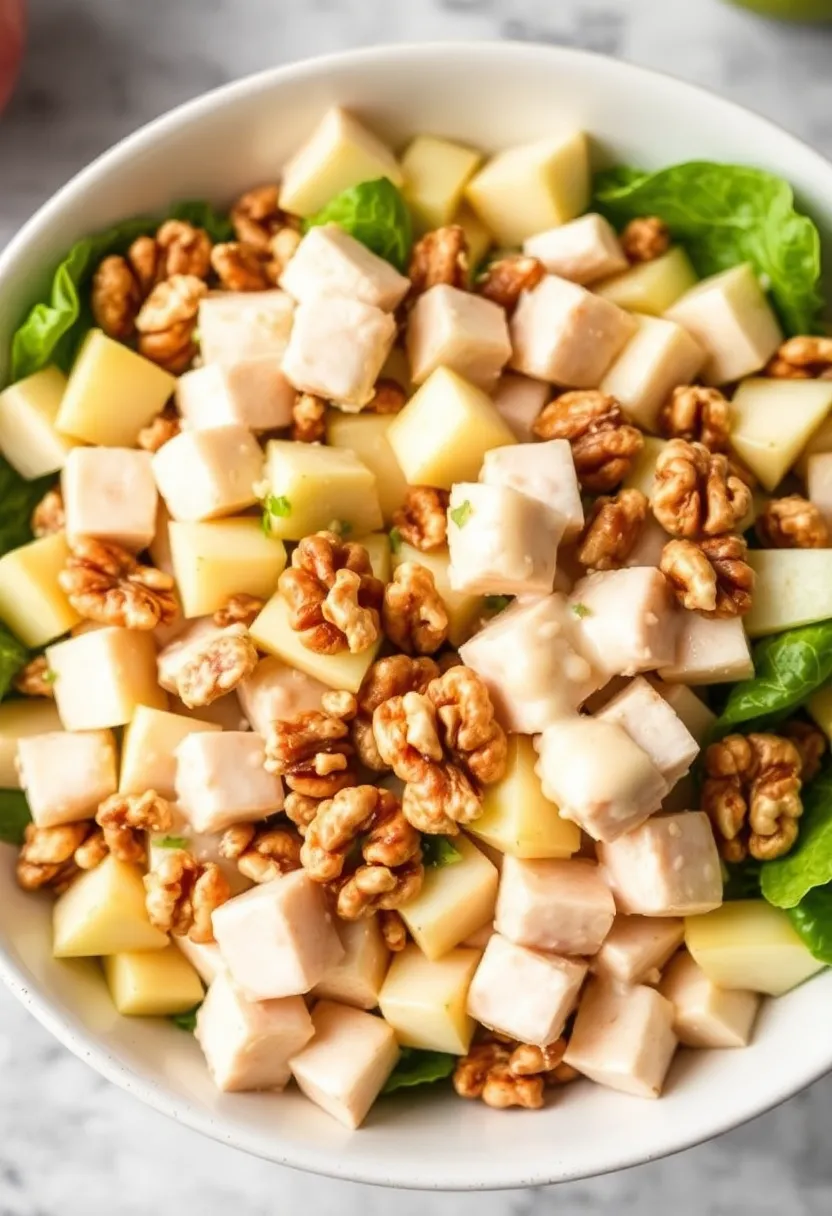 30 Panera Chicken Salad Recipe Copycats That Are Fresh & Creamy - 15. Apple Walnut Chicken Salad