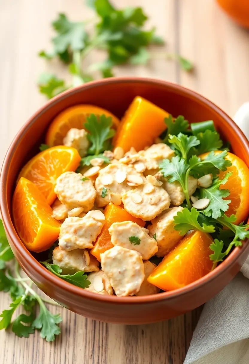 30 Panera Chicken Salad Recipe Copycats That Are Fresh & Creamy - 16. Orange Chicken Salad