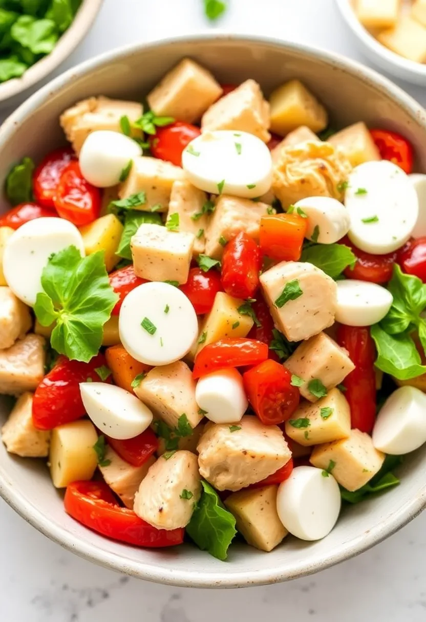 30 Panera Chicken Salad Recipe Copycats That Are Fresh & Creamy - 18. Italian Chicken Salad