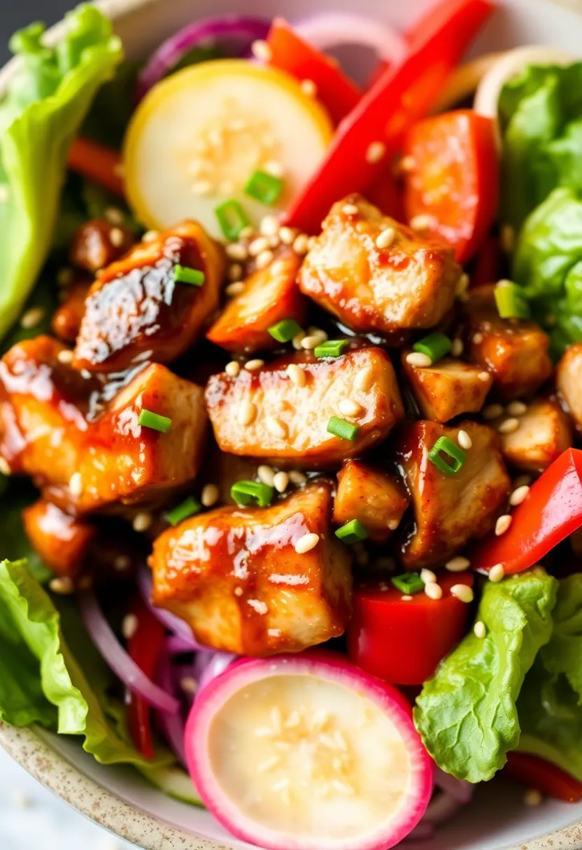 30 Panera Chicken Salad Recipe Copycats That Are Fresh & Creamy - 30. Teriyaki Chicken Salad