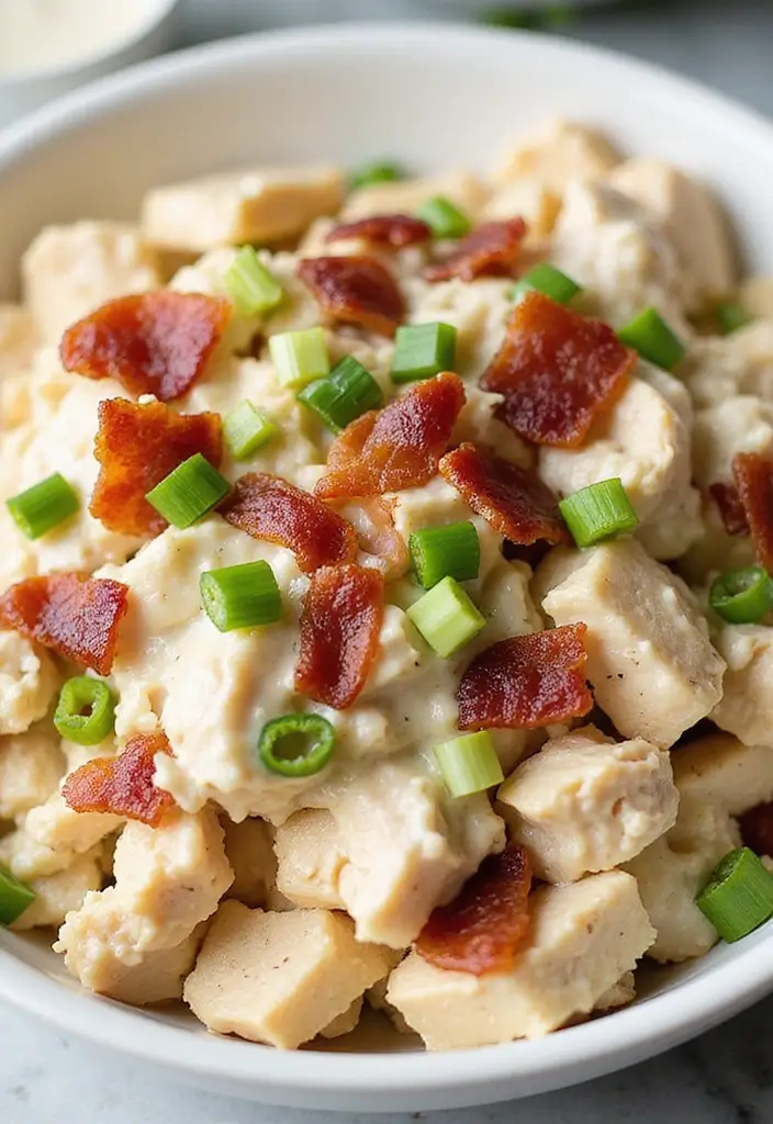 30 Panera Chicken Salad Recipe Copycats That Are Fresh & Creamy - 6. Bacon Ranch Chicken Salad
