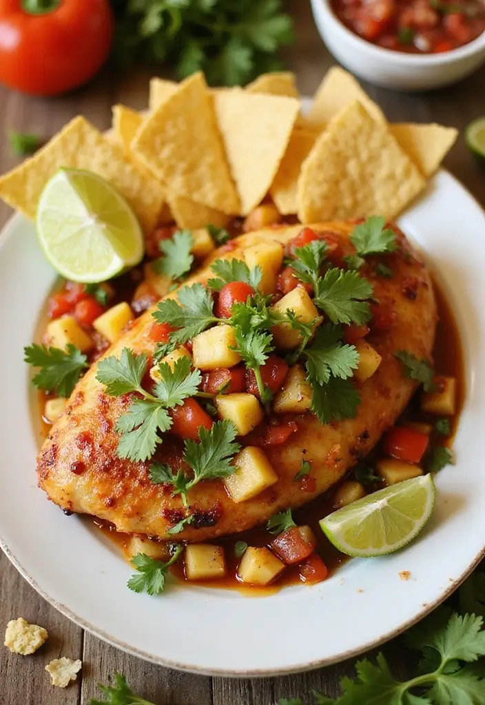 30 Slow Cooker Hawaiian Chicken Recipes That Are Sweet & Tropical 11 30 Slow Cooker Hawaiian Chicken Recipes That Are Sweet & Tropical - 10. Pineapple Salsa Chicken
