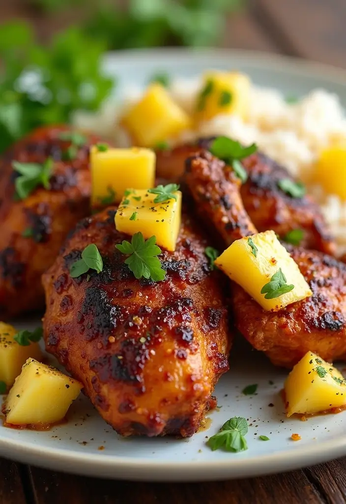 30 Slow Cooker Hawaiian Chicken Recipes That Are Sweet & Tropical 12 30 Slow Cooker Hawaiian Chicken Recipes That Are Sweet & Tropical - 11. Hawaiian Jerk Chicken