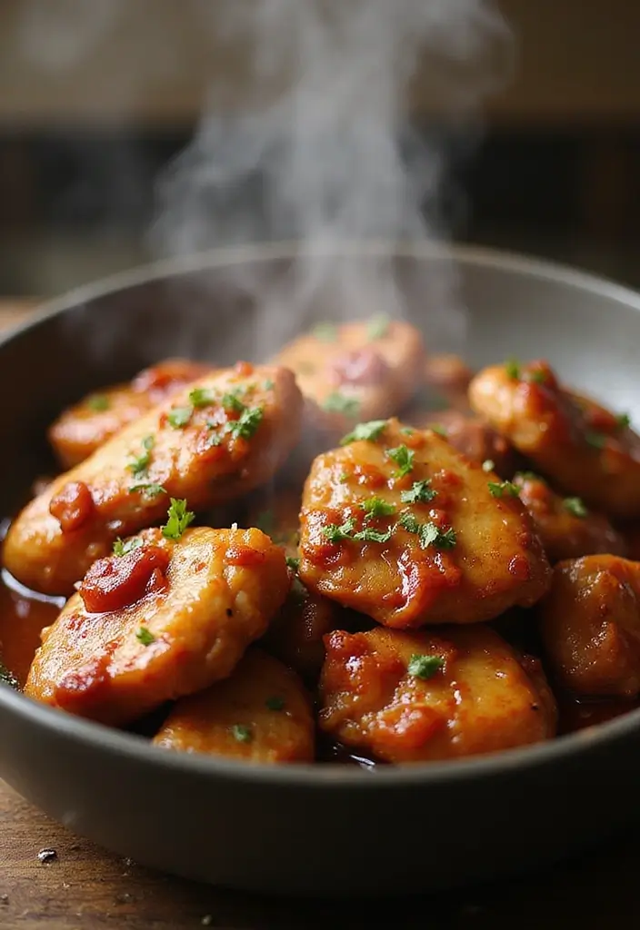 30 Spicy Honey Garlic Chicken Recipes That Balance Sweet & Heat 11 30 Spicy Honey Garlic Chicken Recipes That Balance Sweet & Heat - 10. Slow Cooker Spicy Honey Garlic Chicken