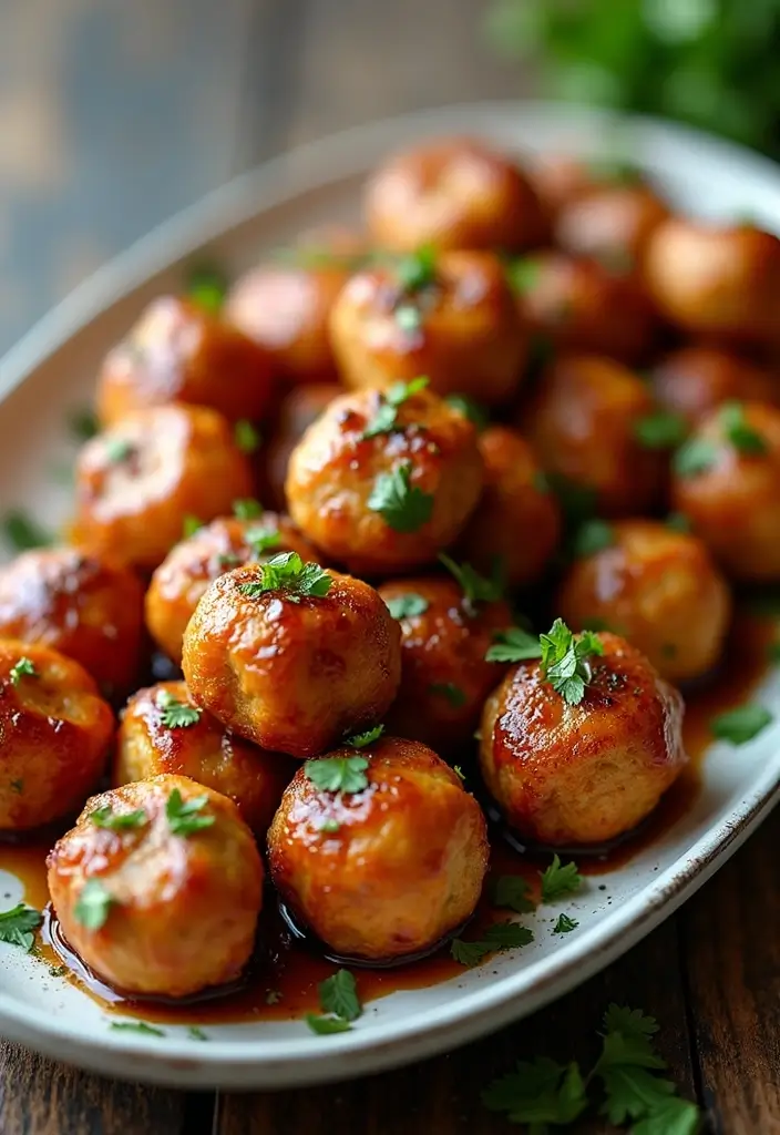 30 Spicy Honey Garlic Chicken Recipes That Balance Sweet & Heat 14 30 Spicy Honey Garlic Chicken Recipes That Balance Sweet & Heat - 13. Spicy Honey Garlic Chicken Meatballs