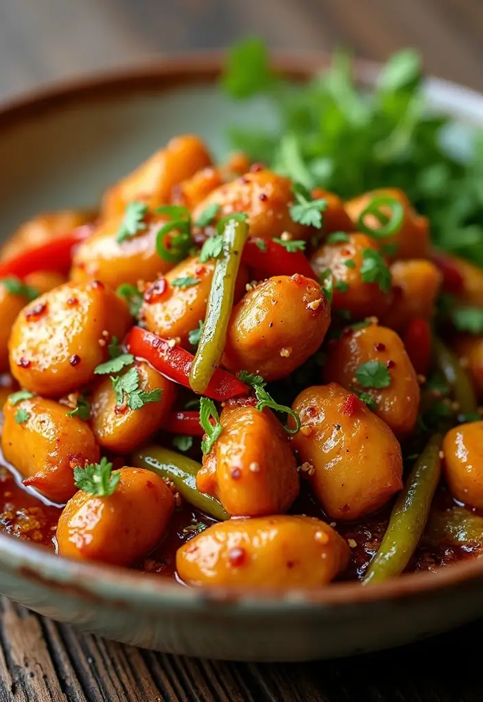 30 Spicy Honey Garlic Chicken Recipes That Balance Sweet & Heat 24 30 Spicy Honey Garlic Chicken Recipes That Balance Sweet & Heat - 23. Spicy Honey Garlic Chicken and Vegetable Stir-Fry