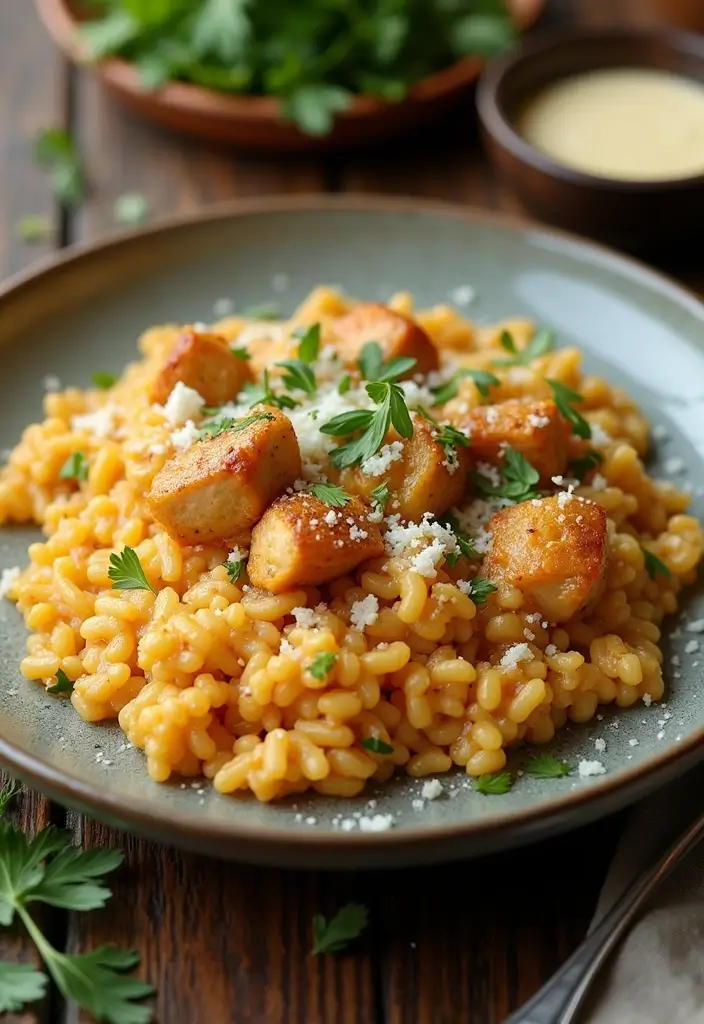 30 Spicy Honey Garlic Chicken Recipes That Balance Sweet & Heat 25 30 Spicy Honey Garlic Chicken Recipes That Balance Sweet & Heat - 24. Spicy Honey Garlic Chicken Risotto