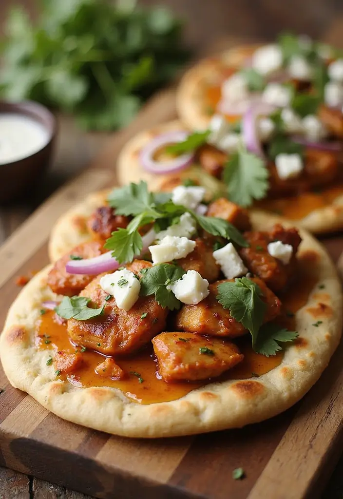 30 Spicy Honey Garlic Chicken Recipes That Balance Sweet & Heat 26 30 Spicy Honey Garlic Chicken Recipes That Balance Sweet & Heat - 25. Spicy Honey Garlic Chicken Flatbreads