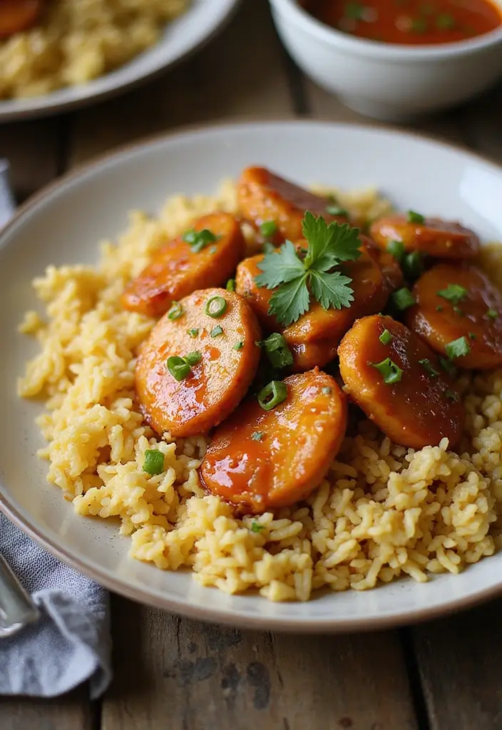 30 Spicy Honey Garlic Chicken Recipes That Balance Sweet & Heat 30 30 Spicy Honey Garlic Chicken Recipes That Balance Sweet & Heat - 29. Spicy Honey Garlic Chicken and Egg Fried Rice