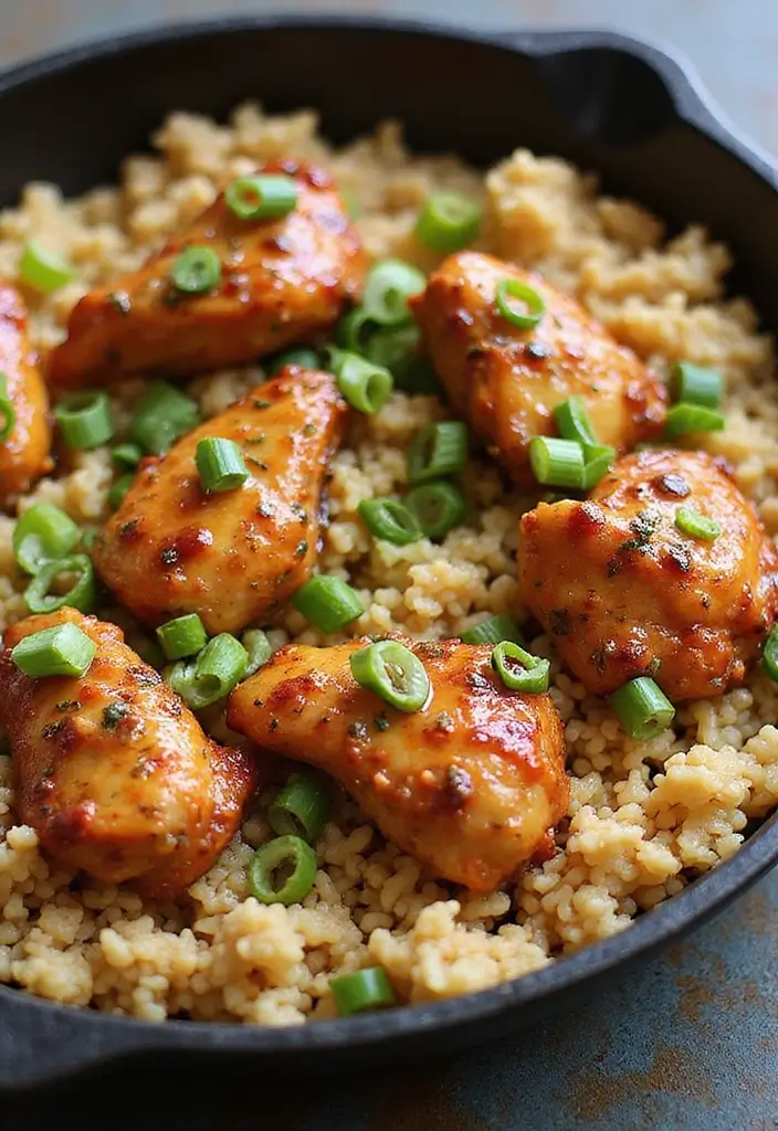 30 Spicy Honey Garlic Chicken Recipes That Balance Sweet & Heat 6 30 Spicy Honey Garlic Chicken Recipes That Balance Sweet & Heat - 5. One-Pan Spicy Honey Garlic Chicken and Rice