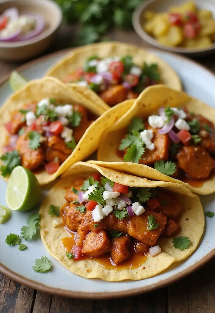 30 Spicy Honey Garlic Chicken Recipes That Balance Sweet & Heat 7 30 Spicy Honey Garlic Chicken Recipes That Balance Sweet & Heat - 6. Spicy Honey Garlic Chicken Tacos