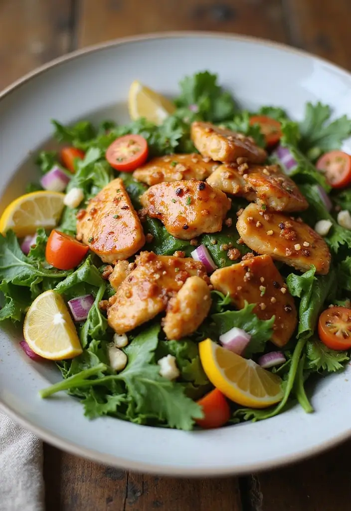 30 Spicy Honey Garlic Chicken Recipes That Balance Sweet & Heat 8 30 Spicy Honey Garlic Chicken Recipes That Balance Sweet & Heat - 7. Spicy Honey Garlic Chicken Salad