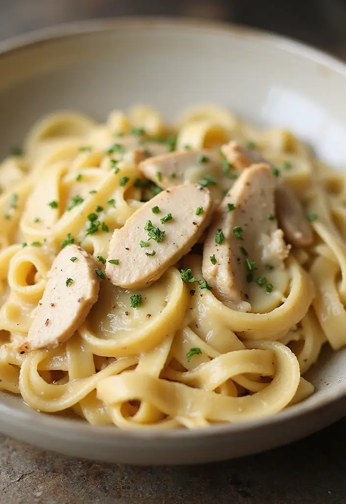 30 White Cheddar Chicken Pasta Recipes That Are Cheesy Heaven - 3. White Cheddar Chicken Alfredo
