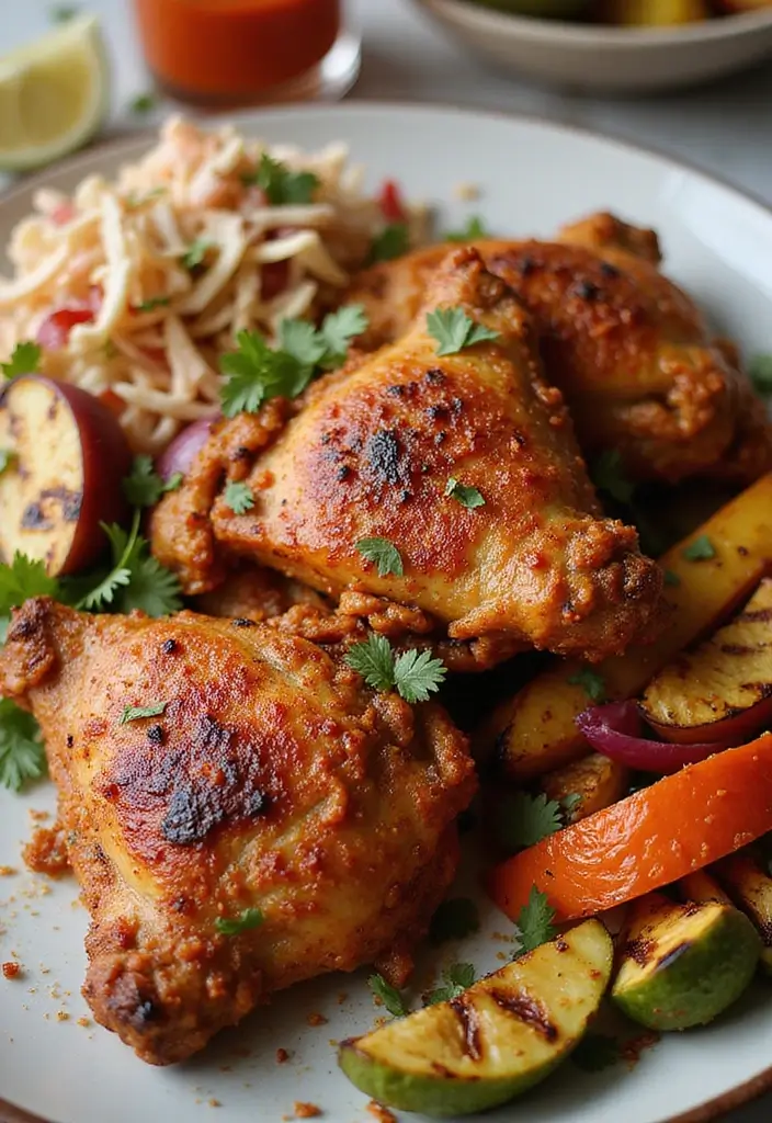 30 Whole30 Chicken Thigh Recipes That Are Protein-Packed & Tasty 13 30 Whole30 Chicken Thigh Recipes That Are Protein-Packed & Tasty - 12. Jerk Chicken Thighs