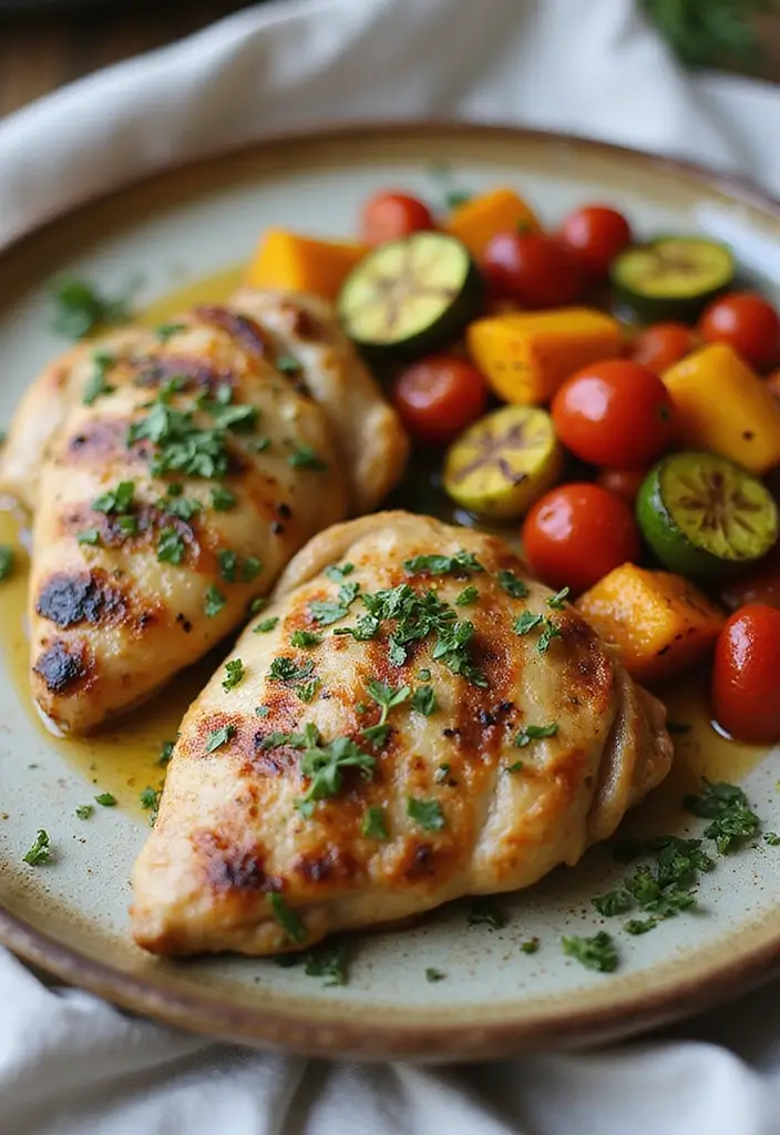 30 Whole30 Chicken Thigh Recipes That Are Protein-Packed & Tasty 16 30 Whole30 Chicken Thigh Recipes That Are Protein-Packed & Tasty - 15. Simple Herb Grilled Chicken Thighs