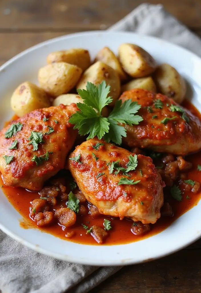 30 Whole30 Chicken Thigh Recipes That Are Protein-Packed & Tasty 20 30 Whole30 Chicken Thigh Recipes That Are Protein-Packed & Tasty - 19. Harissa Chicken Thighs