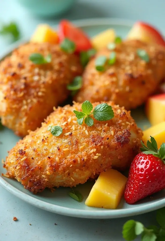 30 Whole30 Chicken Thigh Recipes That Are Protein-Packed & Tasty 29 30 Whole30 Chicken Thigh Recipes That Are Protein-Packed & Tasty - 28. Crunchy Coconut Chicken Thighs