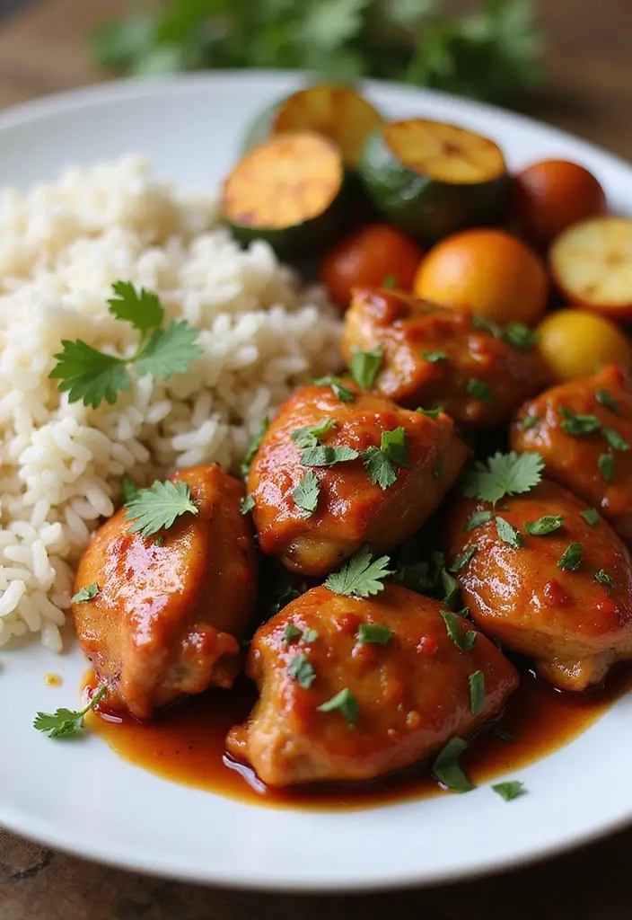 30 Whole30 Chicken Thigh Recipes That Are Protein-Packed & Tasty 31 30 Whole30 Chicken Thigh Recipes That Are Protein-Packed & Tasty - 30. Sweet & Spicy Chicken Thighs