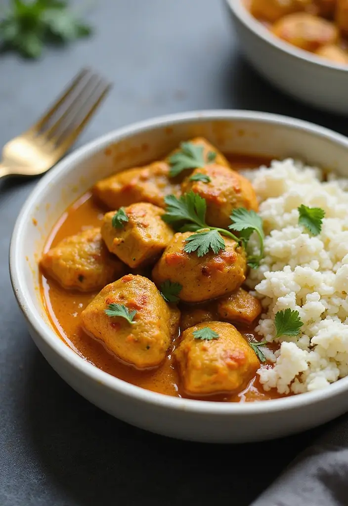 30 Whole30 Chicken Thigh Recipes That Are Protein-Packed & Tasty 9 30 Whole30 Chicken Thigh Recipes That Are Protein-Packed & Tasty - 8. Coconut Curry Chicken Thighs