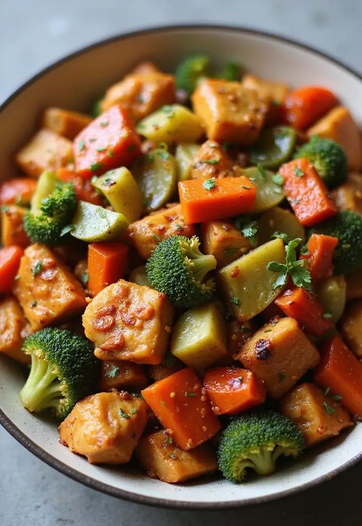 27 Healthy Chicken Stir Fry Recipes That Are Packed with Veggies 65 27 Healthy Chicken Stir Fry Recipes That Are Packed with Veggies - 10. BBQ Chicken Veggie Stir Fry