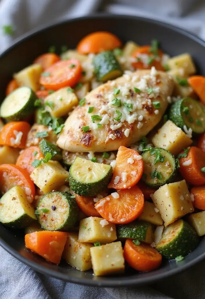 27 Healthy Chicken Stir Fry Recipes That Are Packed with Veggies 100 27 Healthy Chicken Stir Fry Recipes That Are Packed with Veggies - 15. Parmesan Chicken Vegetable Stir Fry